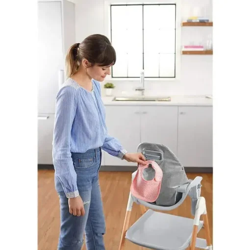 Skip Hop - Cadeira alta conversível Sit-to-Step, cinza