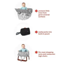 Skip Hop - Capa do carrinho de compras, Take Cover, Swirl Dot