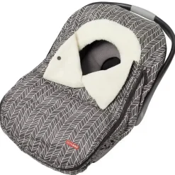 Skip Hop - Capa para assento de carro Stroll &amp; Go, pena cinza