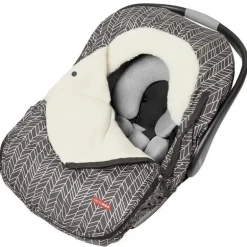 Skip Hop - Capa para assento de carro Stroll &amp; Go, pena cinza