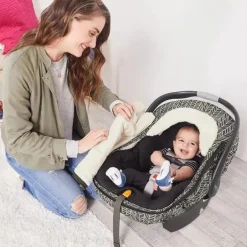 Skip Hop - Capa para assento de carro Stroll &amp; Go, pena cinza
