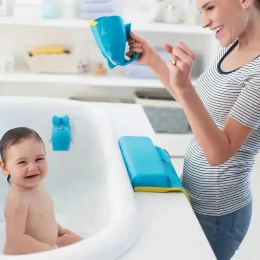 Skip Hop - Capa para Bica de Banho para Bebê, Ajuste Universal, Moby, Azul
