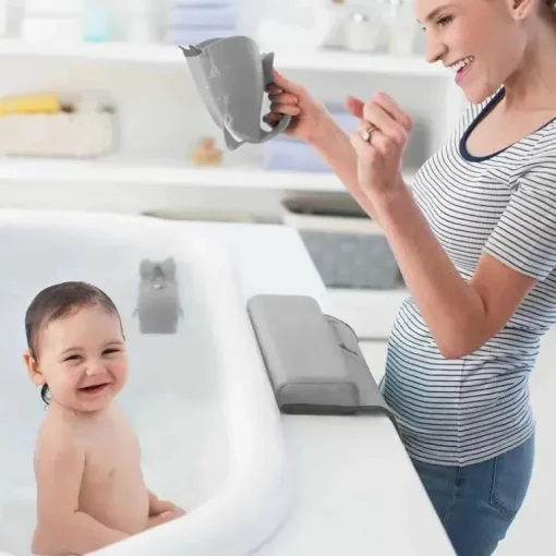 Skip Hop - Capa para Bica de Banho para Bebê, Ajuste Universal, Moby, Cinza