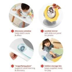 Skip Hop - Centro de atividades e mesa de jogo de 3 estágios inspirado em Discoverosity Montessori, maiores de 4 meses
