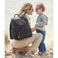 Skip Hop - Conjunto de Mochila de Fraldas 6 em 1 Evermore, Preto