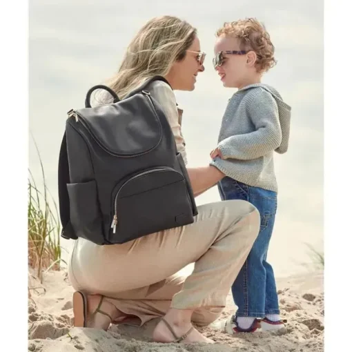 Skip Hop - Conjunto de Mochila de Fraldas 6 em 1 Evermore, Preto