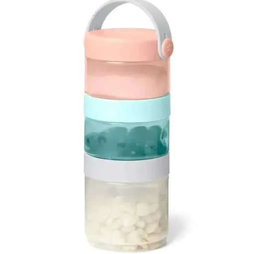 Skip Hop - Conjunto de recipientes Formula To Food, azul-petróleo e cinza
