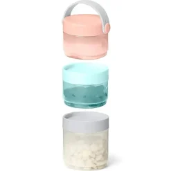 Skip Hop - Conjunto de recipientes Formula To Food, azul-petróleo e cinza