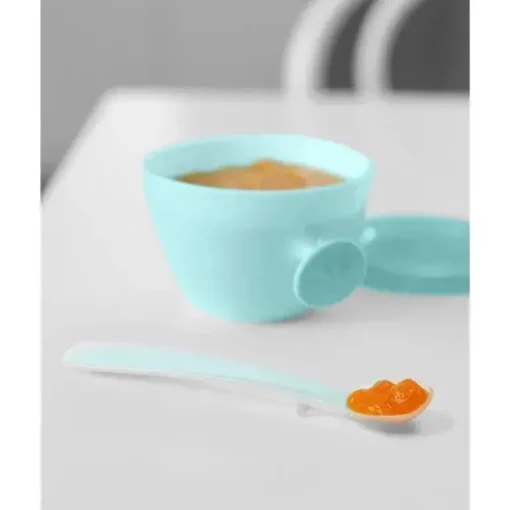Skip Hop - Conjunto de refeições para alimentação de bebês, azul-petróleo e cinza