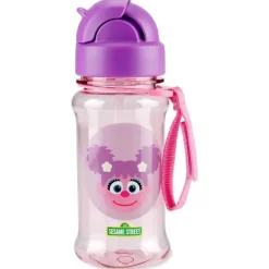 Skip Hop - Copo com canudinho infantil Vila Sésamo com canudo, garrafa de canudo, 12 onças, Abby Cadabby