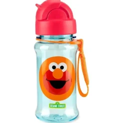 Skip Hop - Copo com canudinho infantil Vila Sésamo com canudo, garrafa de canudo, 12 onças, Elmo