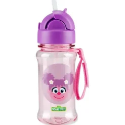 Skip Hop - Copo com canudinho infantil Vila Sésamo com canudo, garrafa de canudo, 12 onças, Abby Cadabby