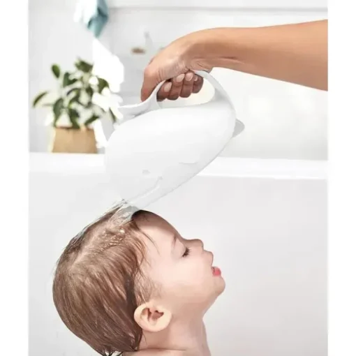 Skip Hop - Enxágue para banho de bebê Moby Waterfall, branco