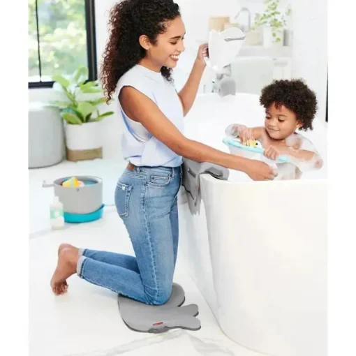 Skip Hop - Enxágue para banho de bebê Moby Waterfall, branco