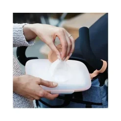 Skip Hop - Estojo para lenços umedecidos Grab &amp; Go Snug Seal, Blush