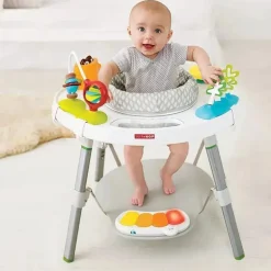 Skip Hop - Explore e muito mais Centro de atividades de 3 estágios Baby's View, branco