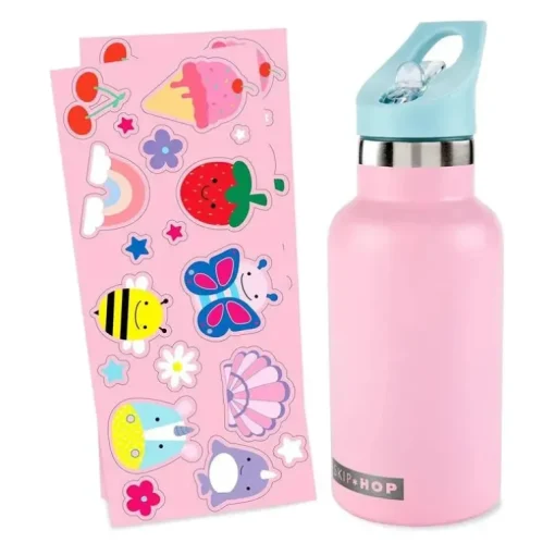 Skip Hop - Garrafa Cantina Infantil em Aço Inox, Rosa