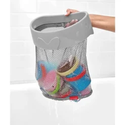 Skip Hop - Moby Organizador de Brinquedos de Banho Pendurado, Cinza