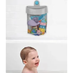 Skip Hop - Moby Organizador de Brinquedos de Banho Pendurado, Cinza