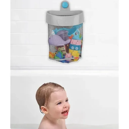 Skip Hop - Moby Organizador de Brinquedos de Banho Pendurado, Cinza