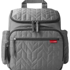 Skip Hop - Mochila Bolsa Fraldas Forma, Cinza