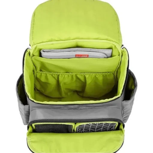 Skip Hop - Mochila Bolsa Fraldas Forma, Cinza