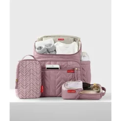 Skip Hop - Mochila Forma Fralda, Névoa Malva