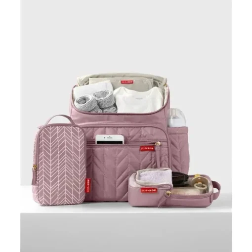 Skip Hop - Mochila Forma Fralda, Névoa Malva