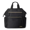Skip Hop - Mochila Mainframe Wide Open para Fraldas, Preta