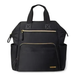 Skip Hop - Mochila Mainframe Wide Open para Fraldas, Preta