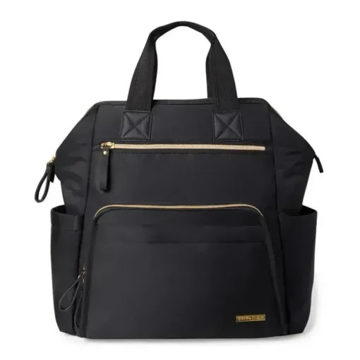 Skip Hop - Mochila Mainframe Wide Open para Fraldas, Preta