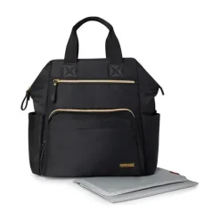 Skip Hop - Mochila Mainframe Wide Open para Fraldas, Preta