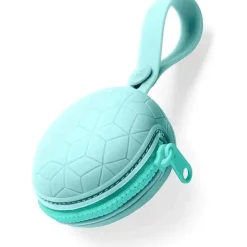 Skip Hop - Porta-chupeta de silicone, azul-petróleo