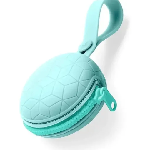 Skip Hop - Porta-chupeta de silicone, azul-petróleo