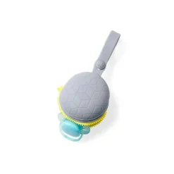 Skip Hop - Porta-chupeta de silicone, cinza