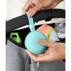 Skip Hop - Porta-chupeta de silicone, azul-petróleo