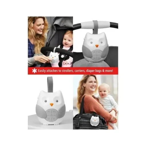 Skip Hop - Stroll &amp; Go Chupeta Portátil para Bebê Coruja