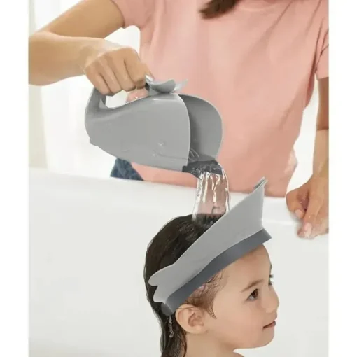 Skip Hop - Touca de banho para bebê, viseira de banho Moby, cinza