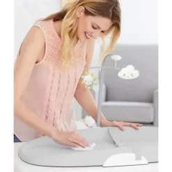 Skip Hop - Trocador estilo berçário Wipe-Clean, cinza