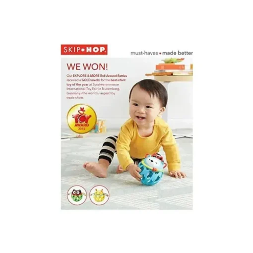 Skip Hop Explore e mais Roll Around Rattle - Hedgehog