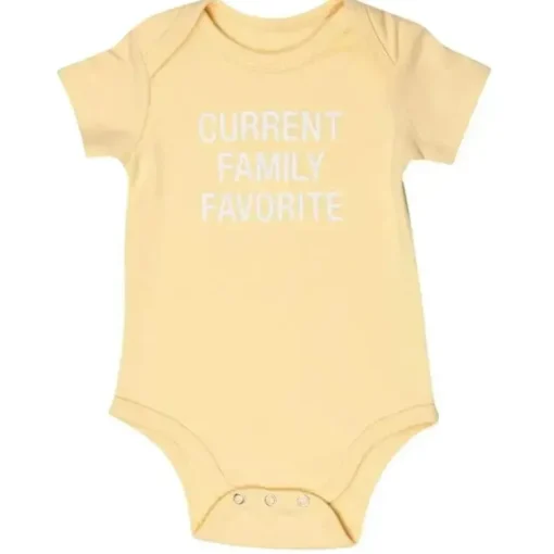 Sobre designs de rosto - Body favorito da família unissex para bebê, 3/6M
