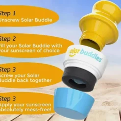 Solar Buddies - Aplicador de protetor solar Solar Buddies, azul