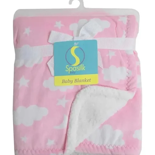 Spasilk - Manta Velo Velboa, Rosa Celestial