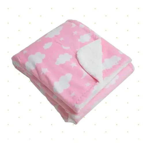 Spasilk - Manta Velo Velboa, Rosa Celestial