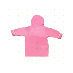 Spasilk - Roupão Terry com botinhas, borboleta rosa