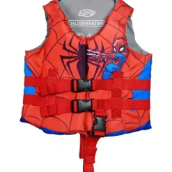 Spin Master - Colete salva-vidas SwimWays Marvel Swim Trainer, para crianças de 33 a 55 libras, Spidey