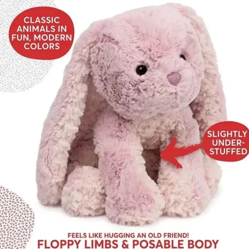 Spin Master - Cozys Collection Coelhinho de Pelúcia Macio e Peluche , Coelhinho