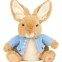 Spin Master - GUND Beatrix Potter Peter Rabbit Peek-a-Ears Pelúcia Animada, Coelho Interativo, 11"