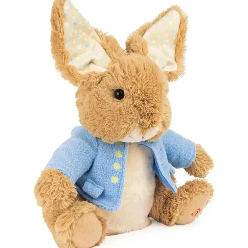 Spin Master - GUND Beatrix Potter Peter Rabbit Peek-a-Ears Pelúcia Animada, Coelho Interativo, 11"