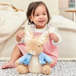 Spin Master - GUND Beatrix Potter Peter Rabbit Peek-a-Ears Pelúcia Animada, Coelho Interativo, 11"